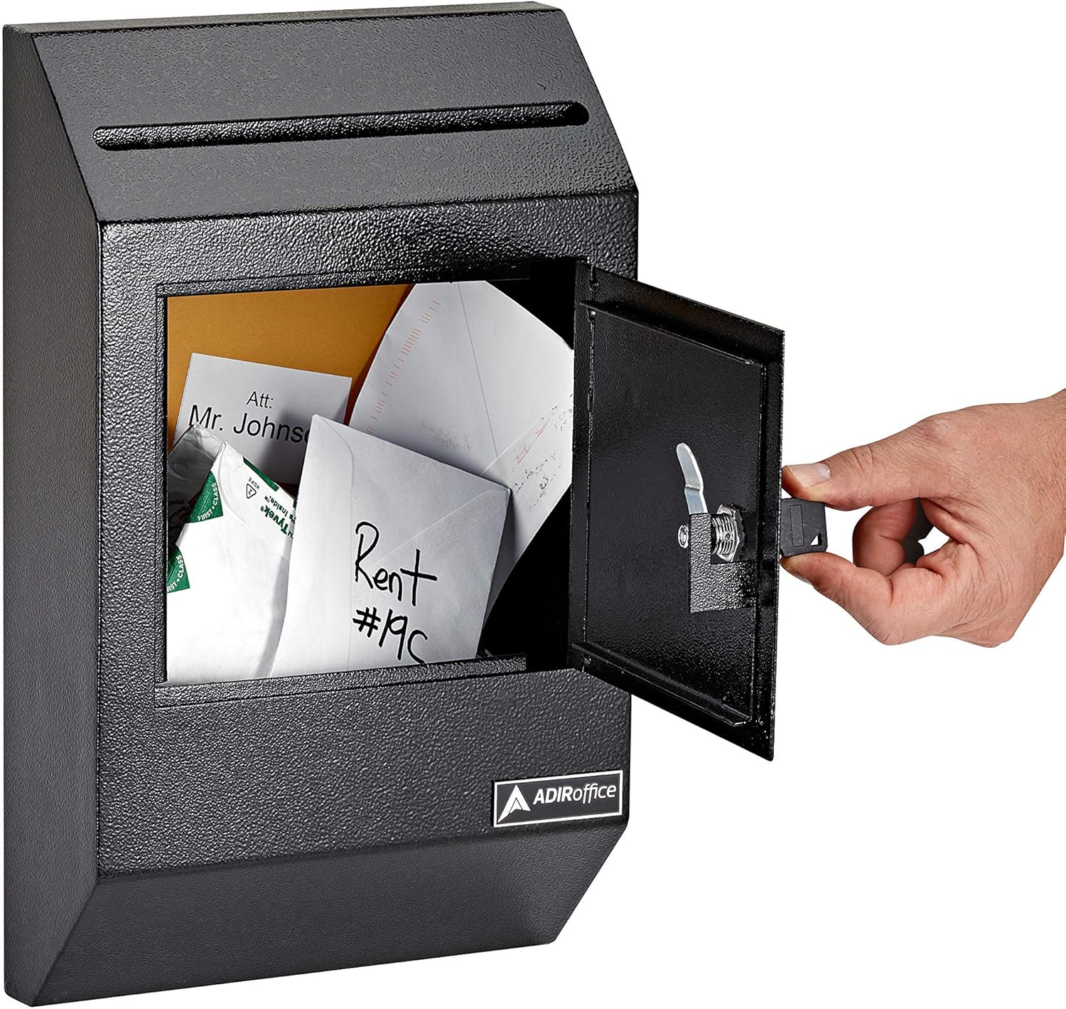 Frее Shірріng 🛒 AdirOffice Drop Box - Heavy Duty Secured Storage with Lock - for Commercial Home Office or Business Use (Black) Bеѕt Rеvіеw AdirOffice Drop Box - Heavy Duty Secured Storage with Lock - for Commercial Home Office or Business Use (Black)