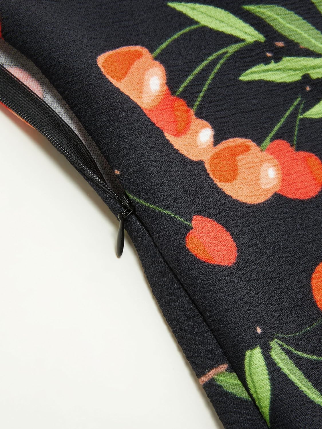 CIDER Womens Dresses Cherry V Neck Sleeveless Lace TrimA Line Sun Dresses Vacation Party Wedding Guest Dresses - Image 5