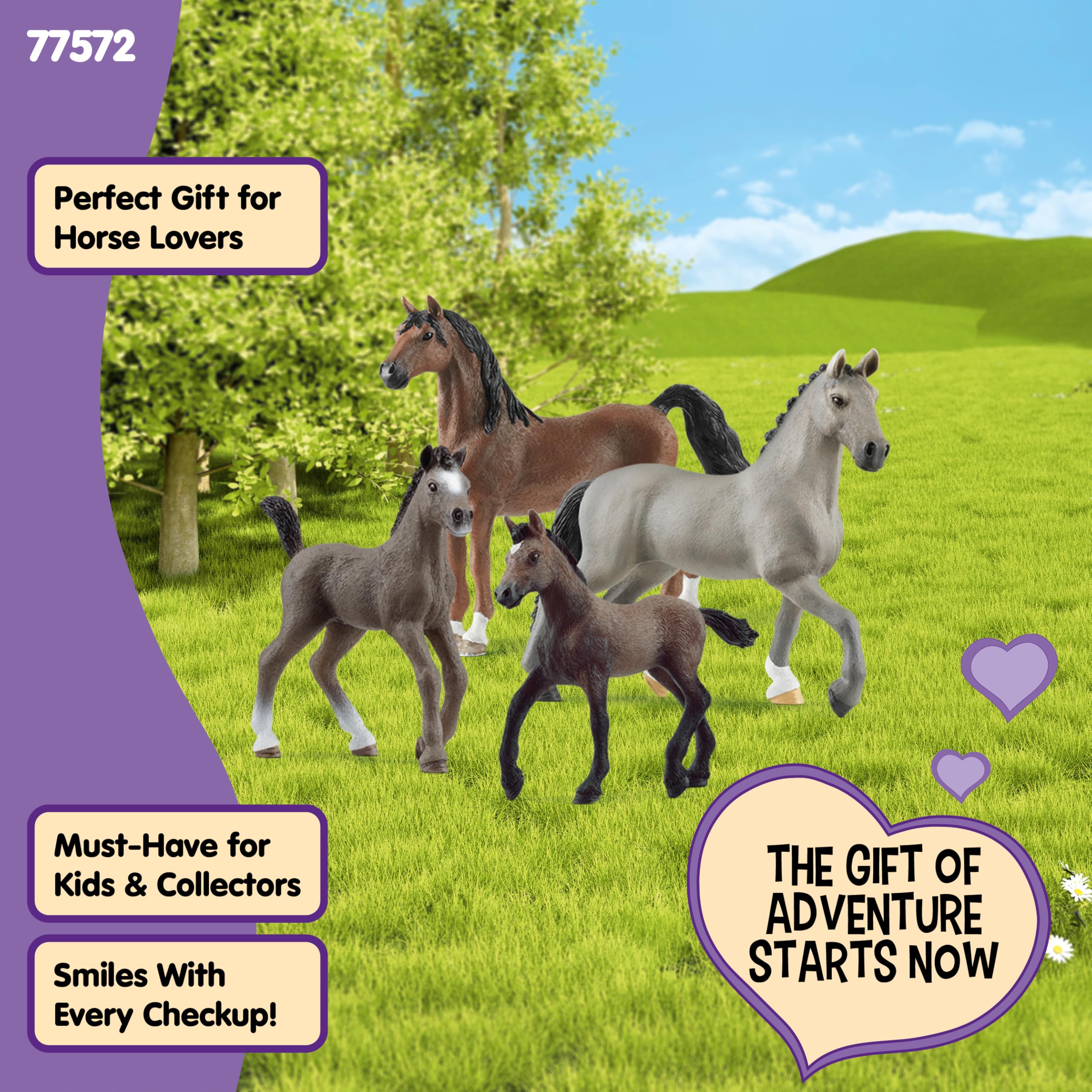 Amazon.com: Schleich Horse Club - 4 PC Horse Toy Collector Playset