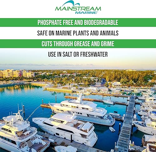 Miniatura 3 de Limpiador de barcos, jabón biodegradable de lavado de barcos, limpiador de cubierta para agua dulce y salada, suministros de limpieza de barcos para