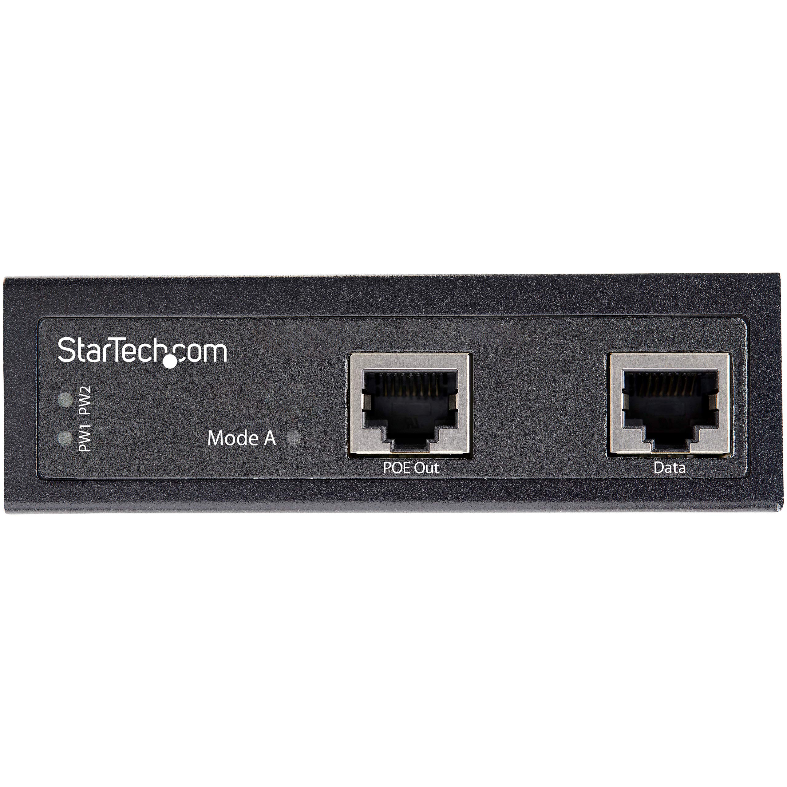 StarTech.com Injecteur PoE Gigabit Industriel - 30W 802.3at PoE+ Midspan 48V-56V CC DIN Rail - Injecteur Power Over Ethernet / -40 à +75°C - Caméras/Capteurs/Points d'Accès Wifi (POEINJ30W)