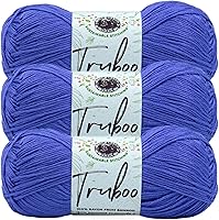 Vista 37 de (1 Madeja) Lion Brand Yarn Truboo Yarn, Aguamarina