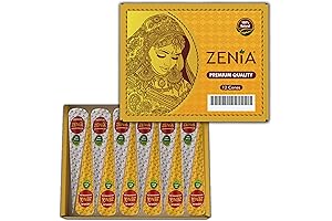 Premium Natural Henna Cones for Reddish Brown Hair Color