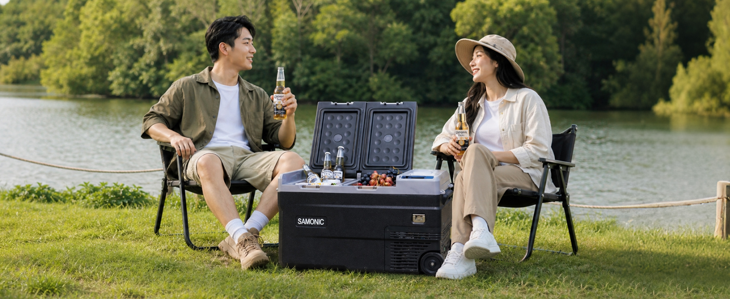 Amazon.co.jp: 【日本法人運営】 SAMONIC 車載冷蔵庫 K38 モバイル