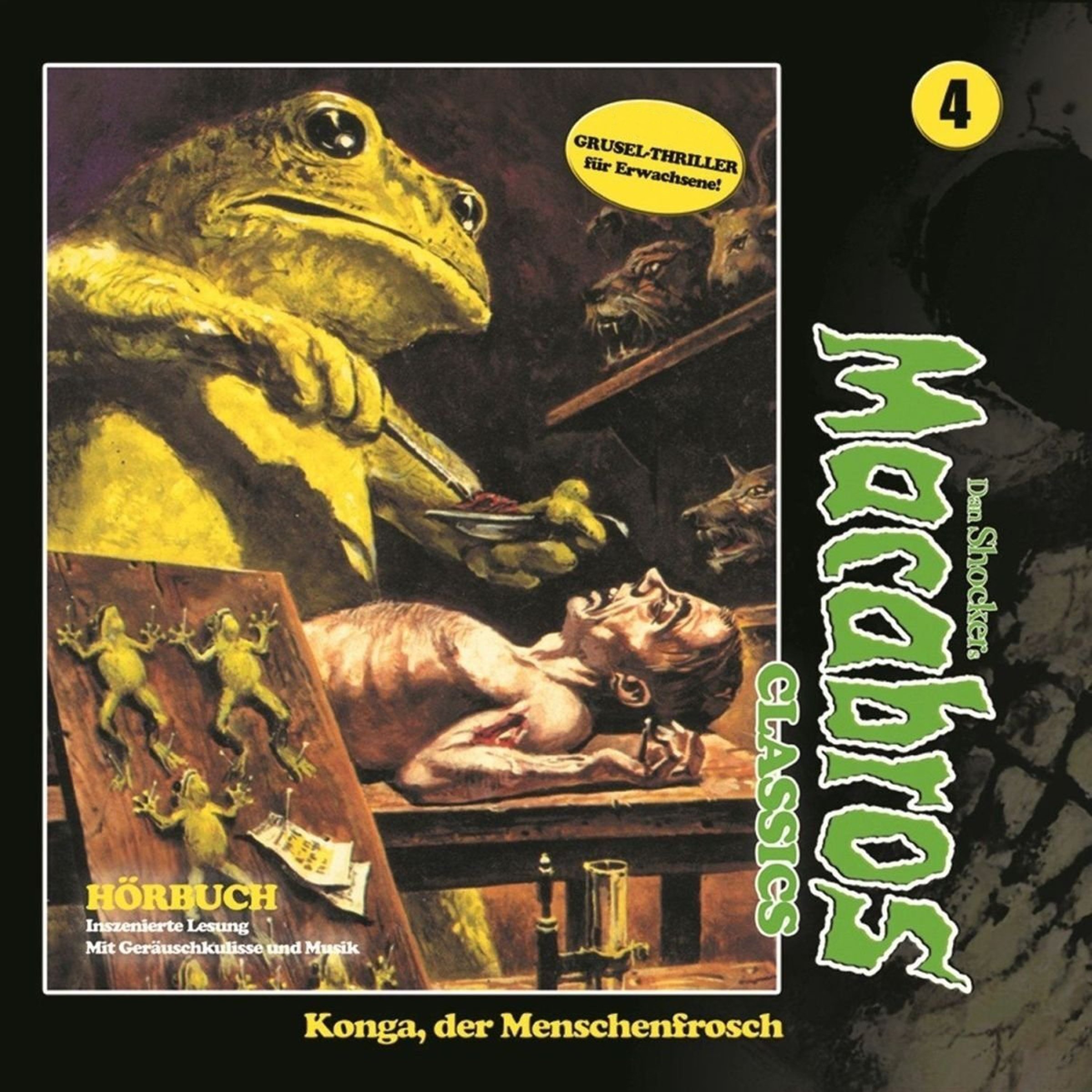 Cover art for Konga, der Menschenfrosch