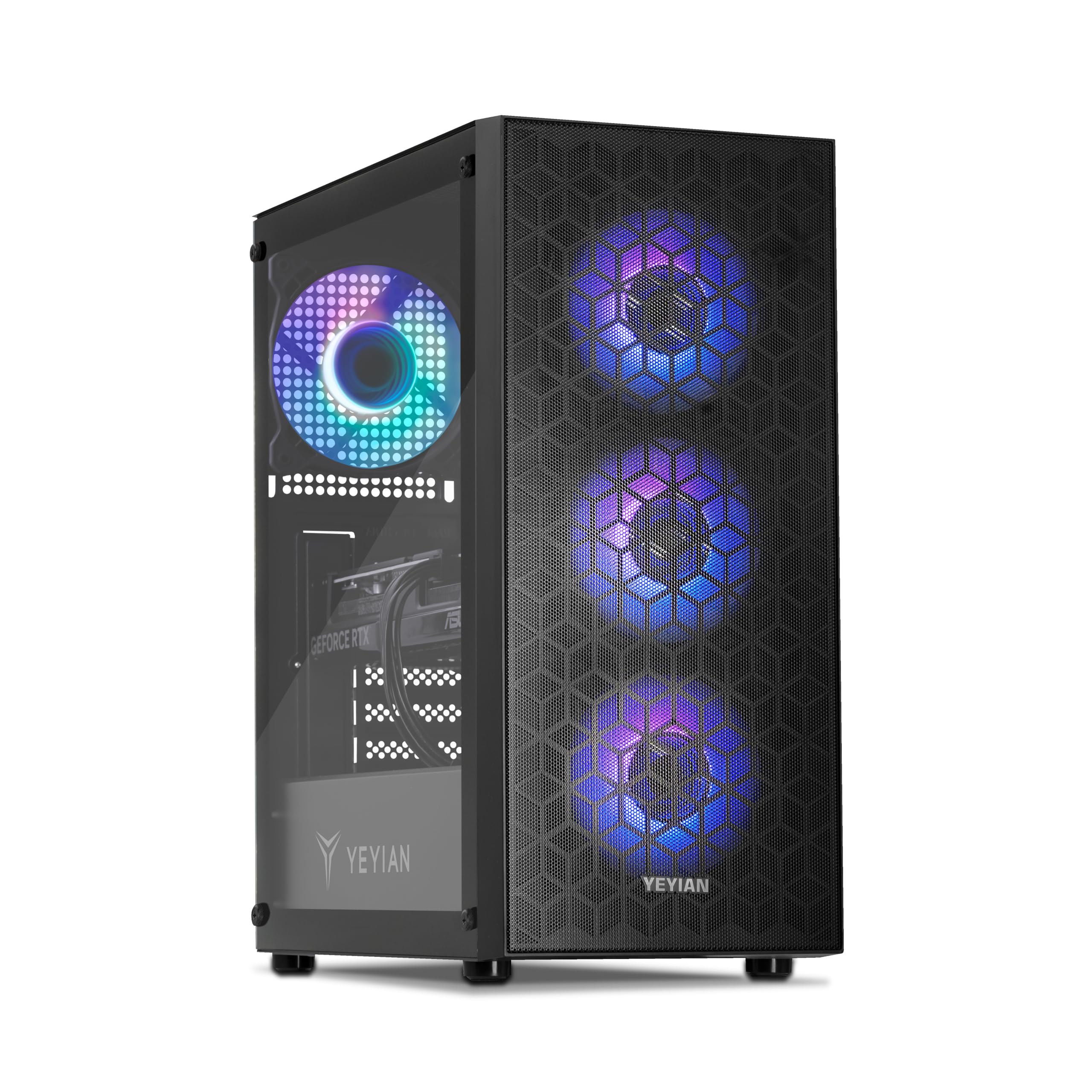 YEYIAN PC Gaming Copilot Esports AMD Ryzen 5 5600X 6 Cores a 4,6 GHz | Nvidia GeForce RTX 4060 8GB | 16GB DDR4 3200Mhz | 1TB SSD M.2 NVMe Gen4 | WLAN WiFi 6 | LAN 1GB | Windows 11 Pro