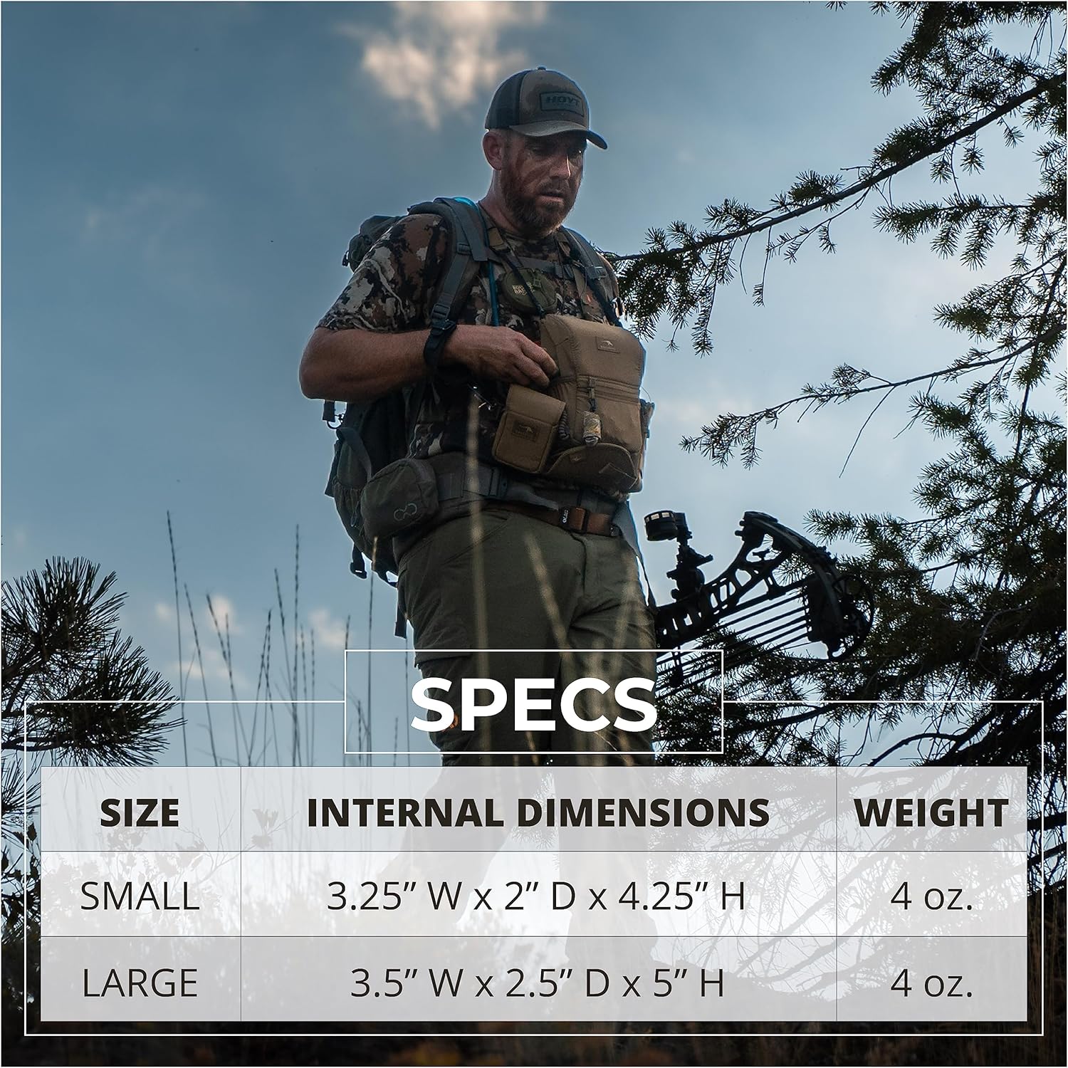 Marsupial Gear Rangefinder Pouch - Magnetic Optics Case Attachment for Quick Access to Hunting Range Finders with Fleece Lining to Protect Your Gear - Image 4