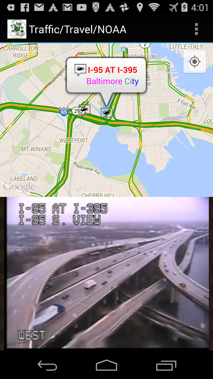 US & Canada Traffic Cameras App on Amazon Appstore