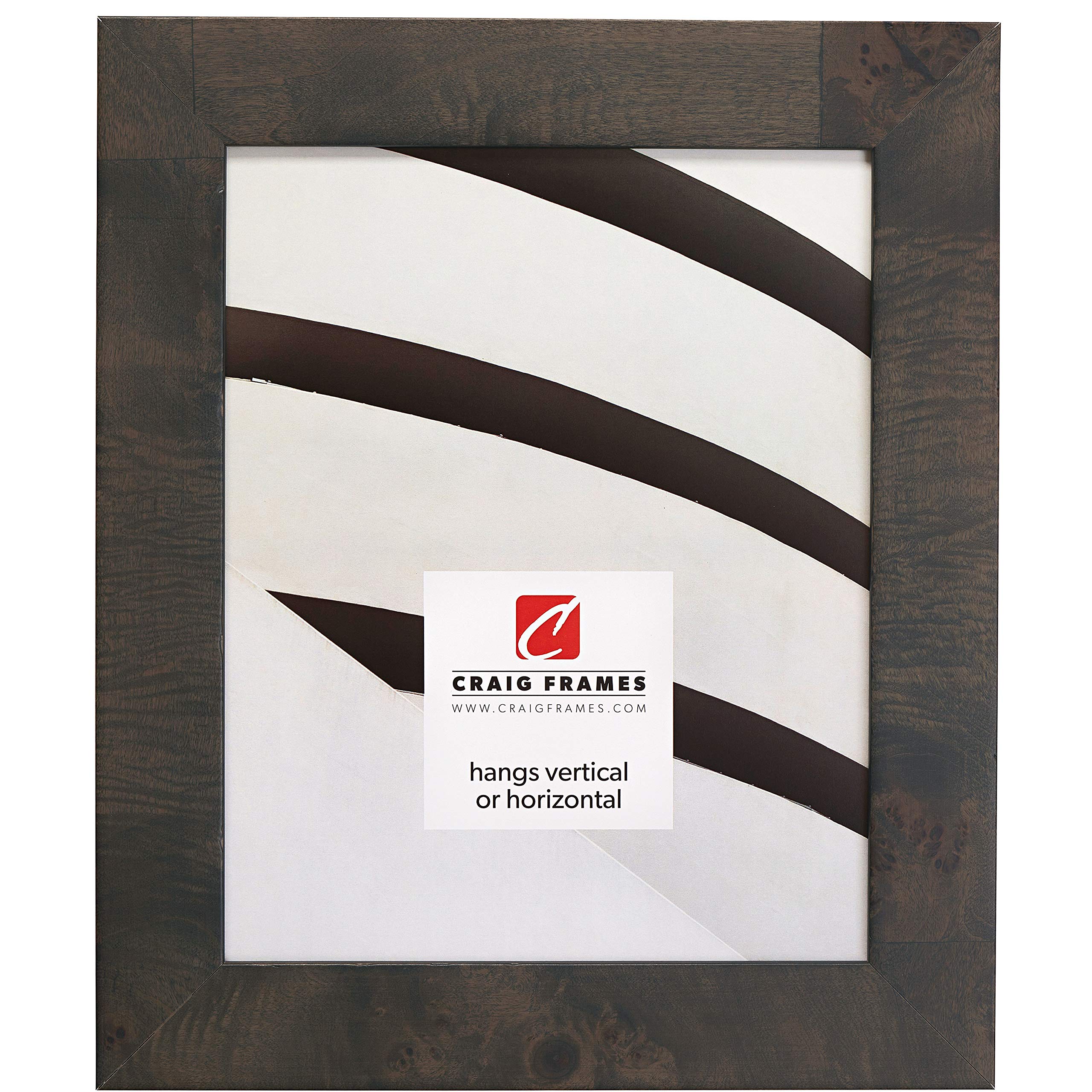 Craig Frames Innovations Picture Frame, 24 x 36 Inch, Grey Burl