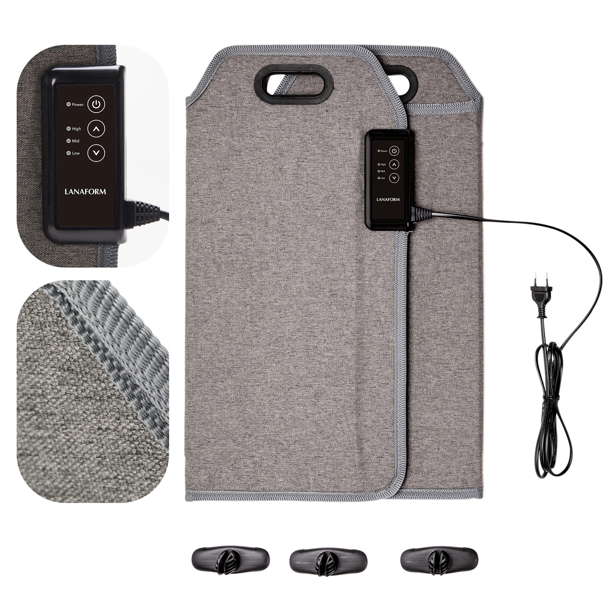 Heating Panel - Pannello Riscaldante Pieghevole - Riscaldamento Elettrico Portatile - Calore Gambe Ufficio Divano - Termoterapia Grande Formato - 3 Temperature Regolabili – Inverno Casa Comfort