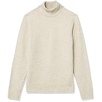 Amazon Essentials Maglione Dolcevita Morbido a Maniche Lunghe Uomo, Bianco Sporco, XL