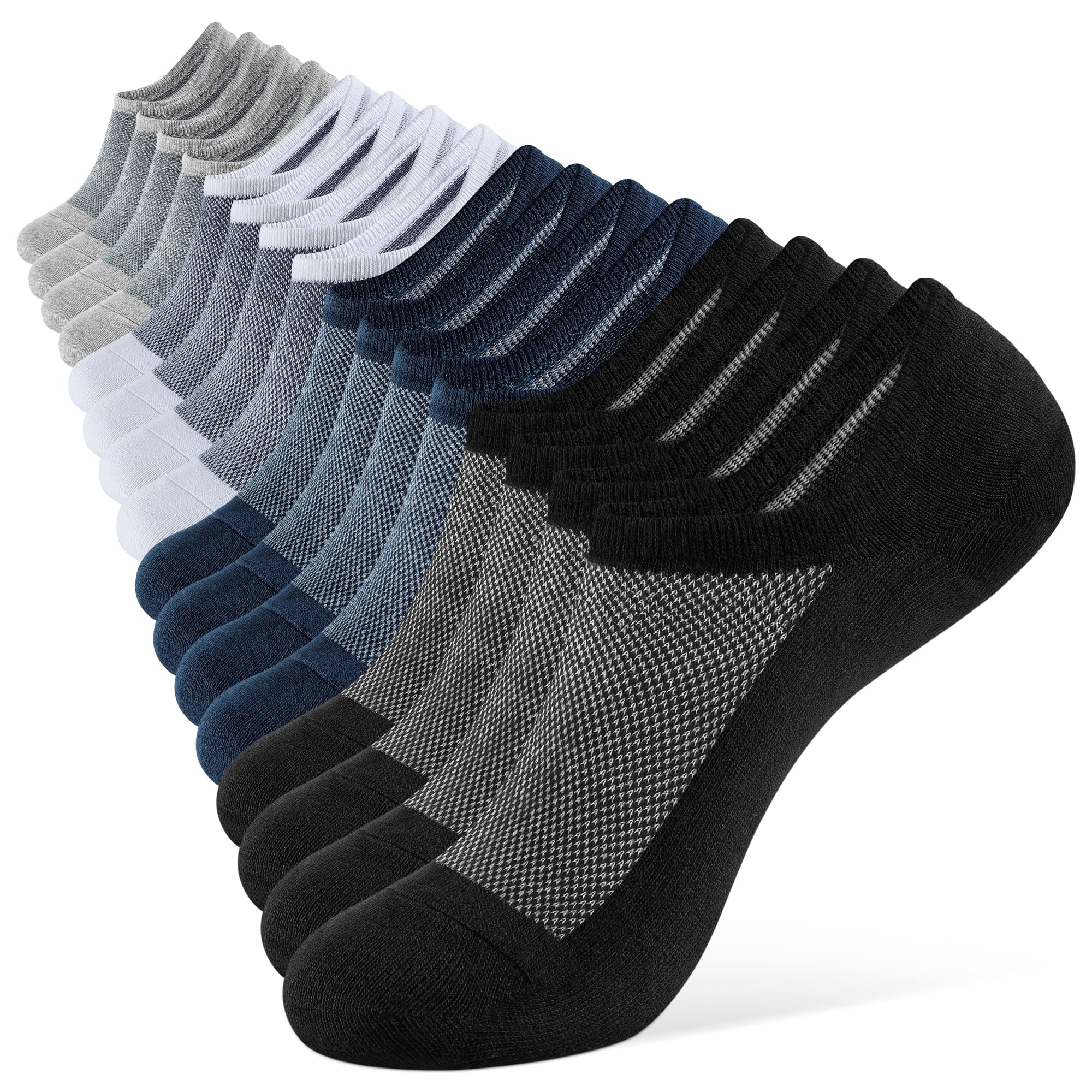Trainer Socks Men's No Show Liner Socks CLOSEMATEMens No Show