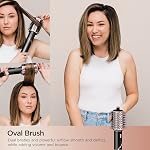 Sèche-cheveux Shark | Système de coiffage FlexStyle | Brosse soufflante portable et puissante | Boucleur et volumisateur pour cheveux | 6 outils de coiffage inclus | Idéal pour tous les types de cheveux | Noir | HD440BK