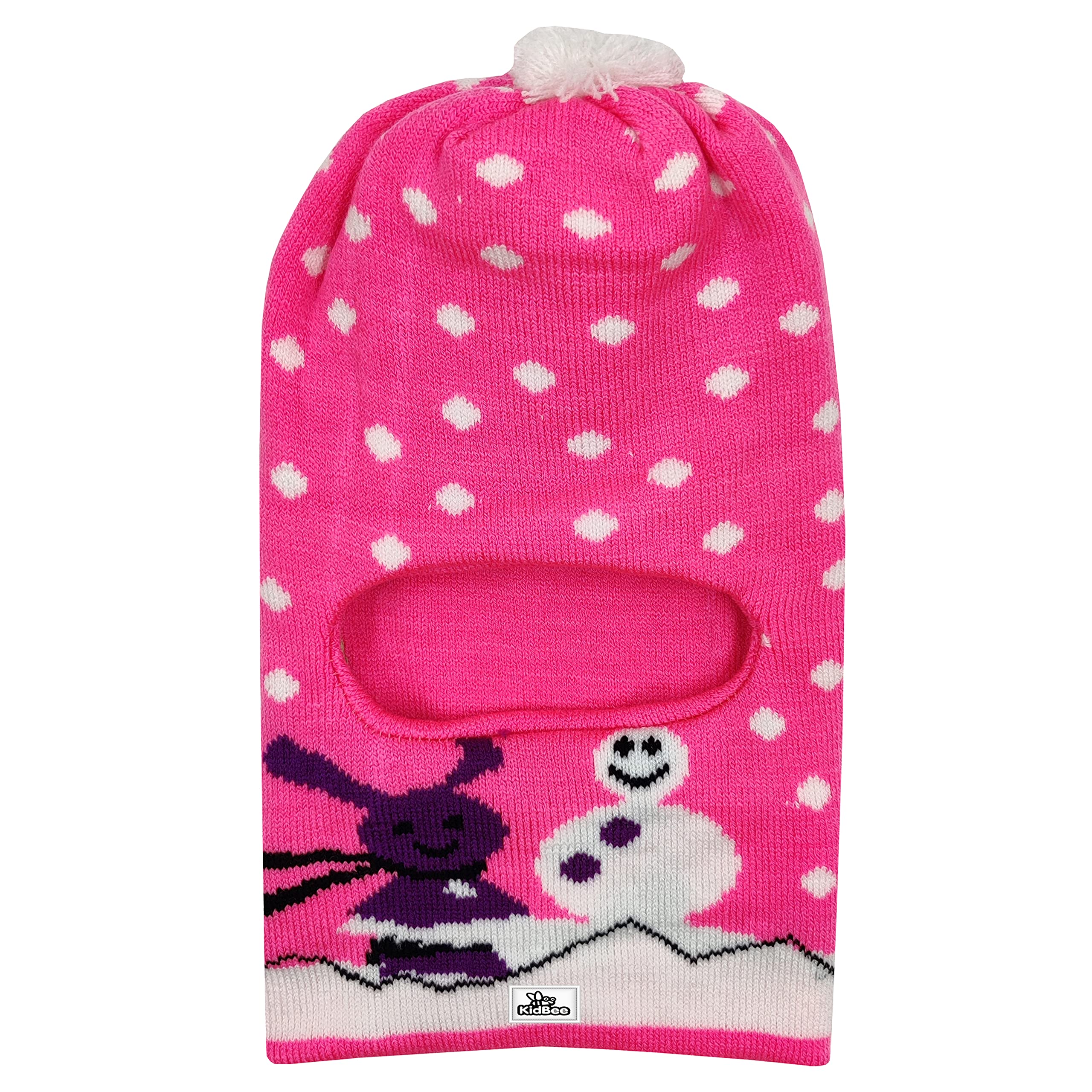 Kidbee Boy's & Girl's Printed Soft Monkey Woolen Cap