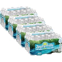 Zephyrhills Spring Water, 16.9 oz Plastic Bottles, 24 Pack 4 Cases