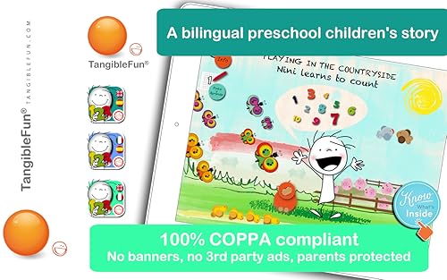 Nini learns to count in Spanish