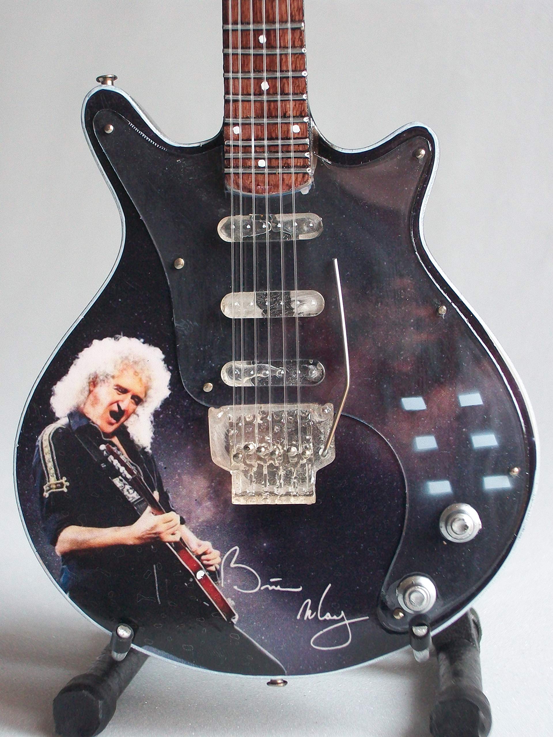 Guitare miniature Brian May – Queen - Les Beatles, Paul McCartney, John Lennon, RIngo Starr, George Harrison Guitare miniature Brian May - Queen
