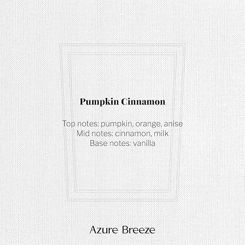 Miniatura 3 de Velas perfumadas de calabaza para el hogar, 12 onzas, 70 horas de combustión, aceites esenciales naturales y cera de soja, vela de canela con