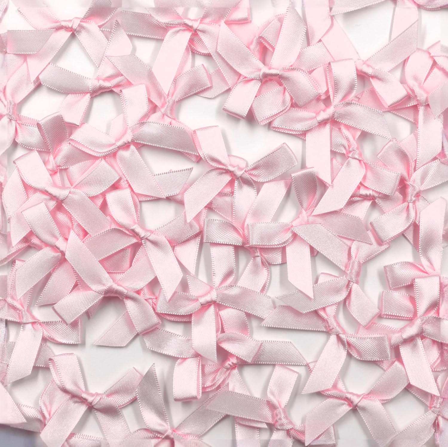 60pcs 1.7" Mini Pink Ribbon Bows Decor – Small DIY Satin Bows for Crafts, Little Bows for Gift Wrapping, Tiny Bow Stickers for Note Card Bow Baby Shower Cake and Candle Decorations - Image 9