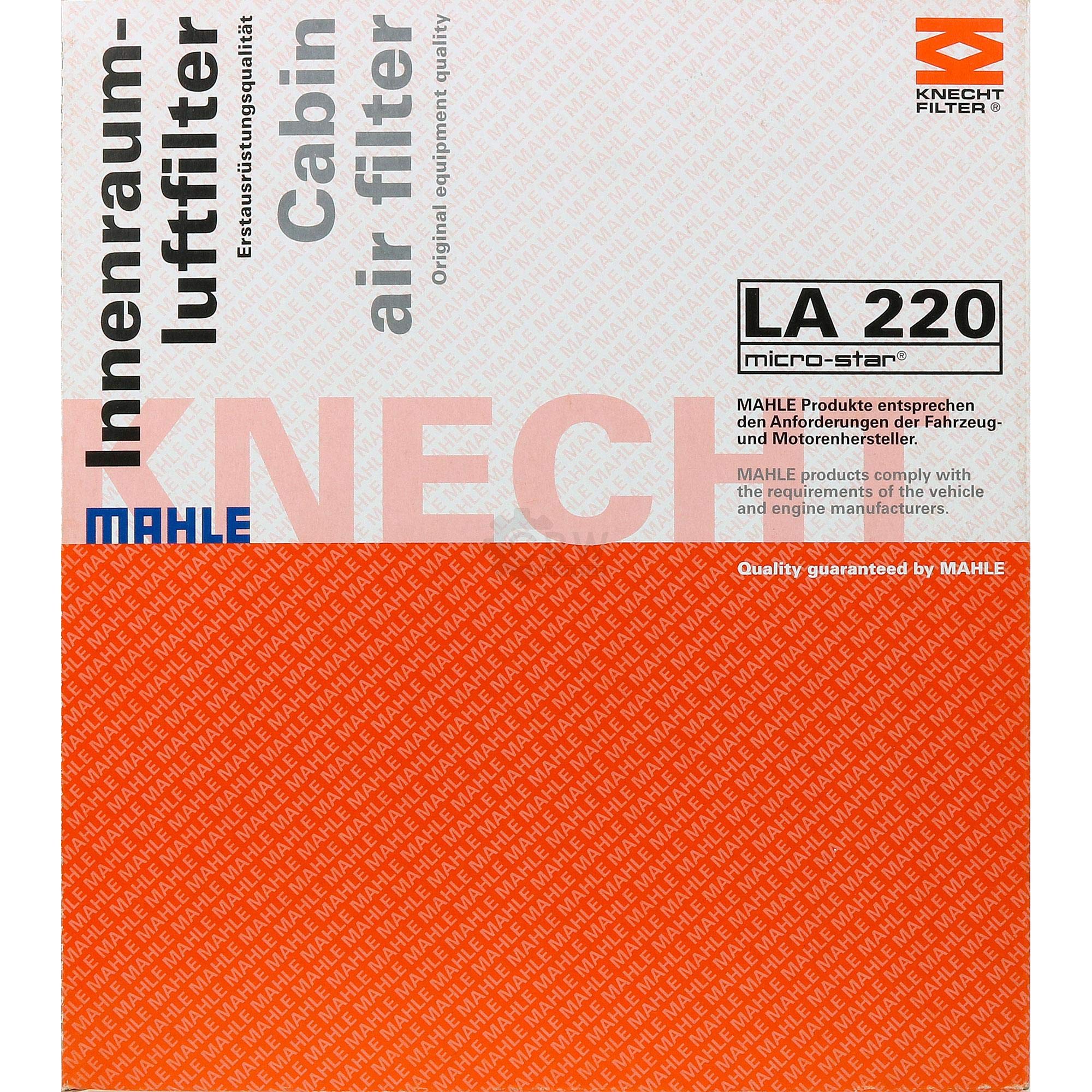 MAHLE Set Di Filtri Per Auto: Olio, Aria, Carburante E Abitacolo, Kit Di Ricambio Originale