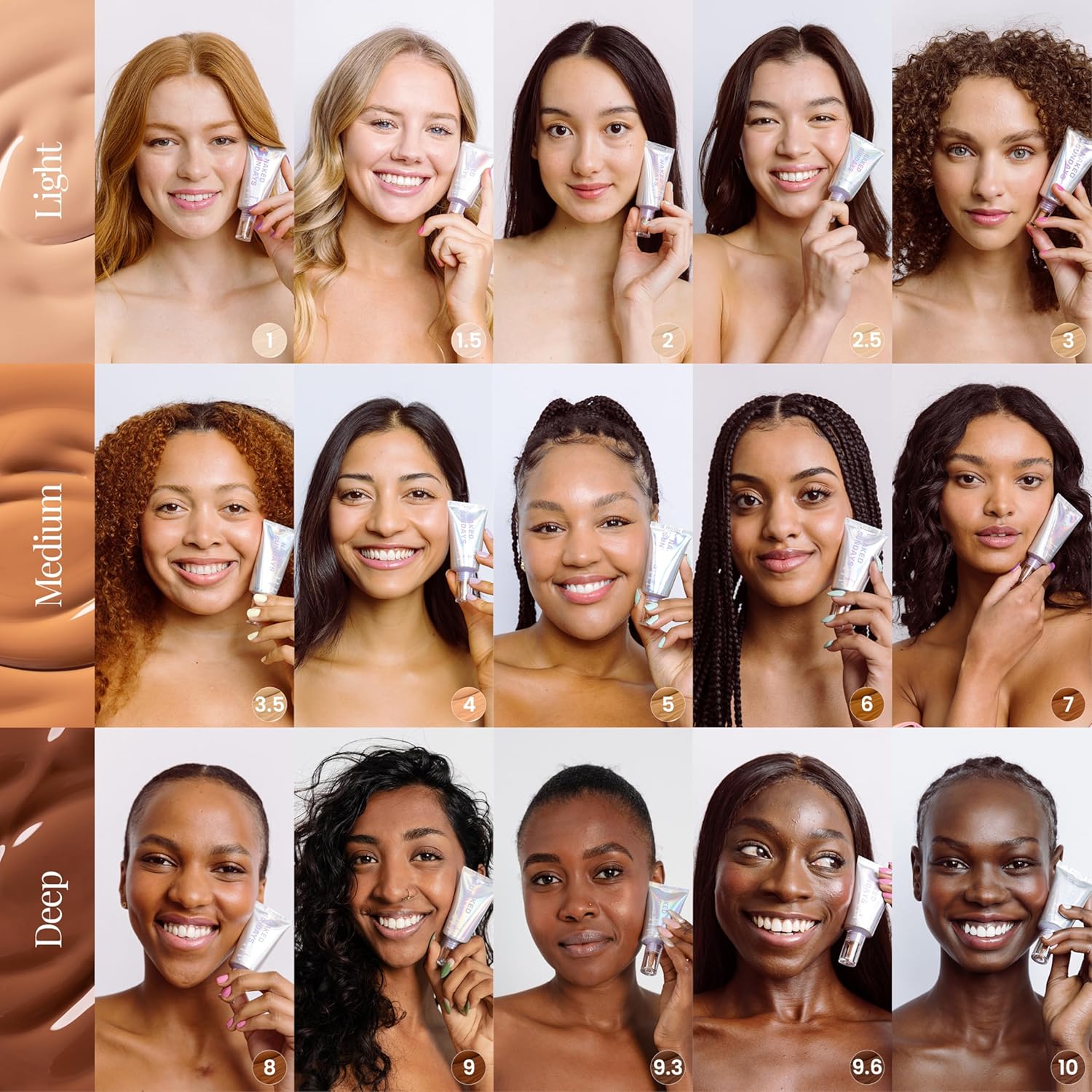 Naked Sundays BeautyScreen™ SPF 50 Peptide Foundation Tint – Tinted Sunscreen & Skincare Makeup with Zinc Oxide, Niacinamide – Lightweight Natural Coverage, 1.5 Fair Cool, 1.01 Oz - Image 6