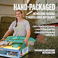 Vista 3 de Small Pet Select Orchard Grass Hay - Alimento para mascotas para conejos, cobayas, chinchillas y otros animales pequeños, heno natural premium