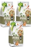 Witte Molen Pure Rabbit Food Seed Mixture Carrot, Celery, Timothy Hay and Varied Gourmet Muesli Dry Food, 4.4 lbs, (Mini Rex, Lionhead Rabbit, English Lop, Dutch Rabbit) (13.2 lbs 3 Pack)