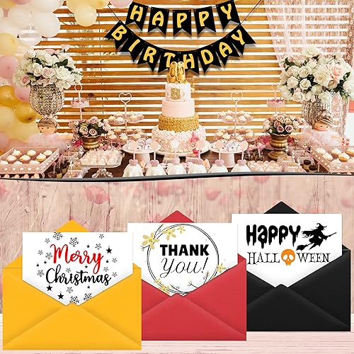 Miniatura 4 de Gondiane 24 hojas de papel de cartulina negro de 8.5 x 11 pulgadas para tarjetas de bricolaje, invitaciones, álbumes de recortes y otras