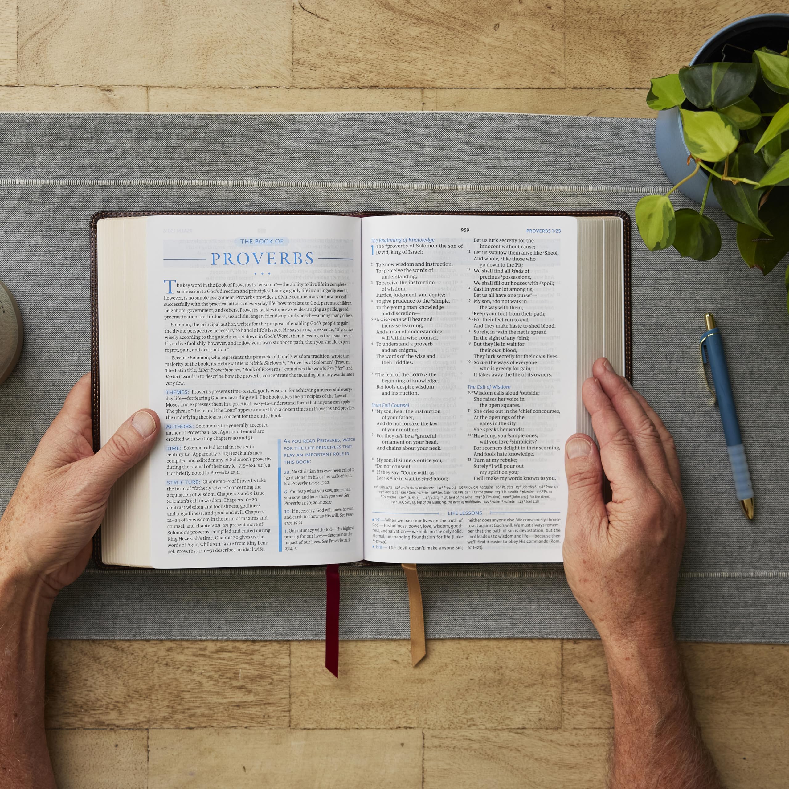 The NKJV, Charles F. Stanley Life Principles Bible, 2nd Edition, Leathersoft, Burgundy, Comfort Print: Growing in Knowledge and Understanding of God Through His Word