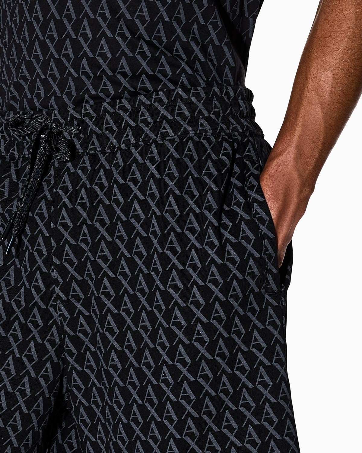 Armani Exchange Men's Cotton French Terry Shorts - Image 2