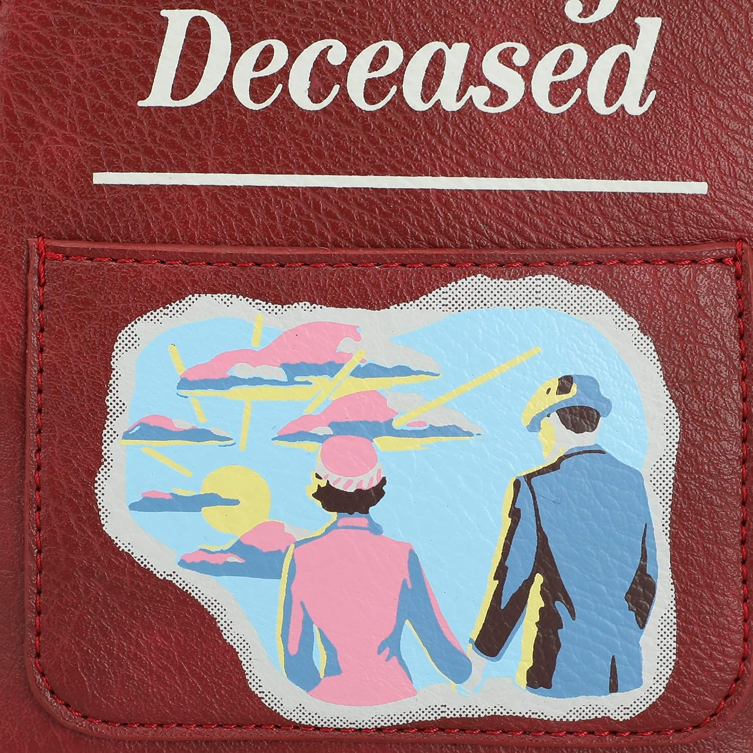 Bioworld Beetlejuice Classic Movie Recently Deceased Book Mini Backpack One Size Fits Most Wristlet