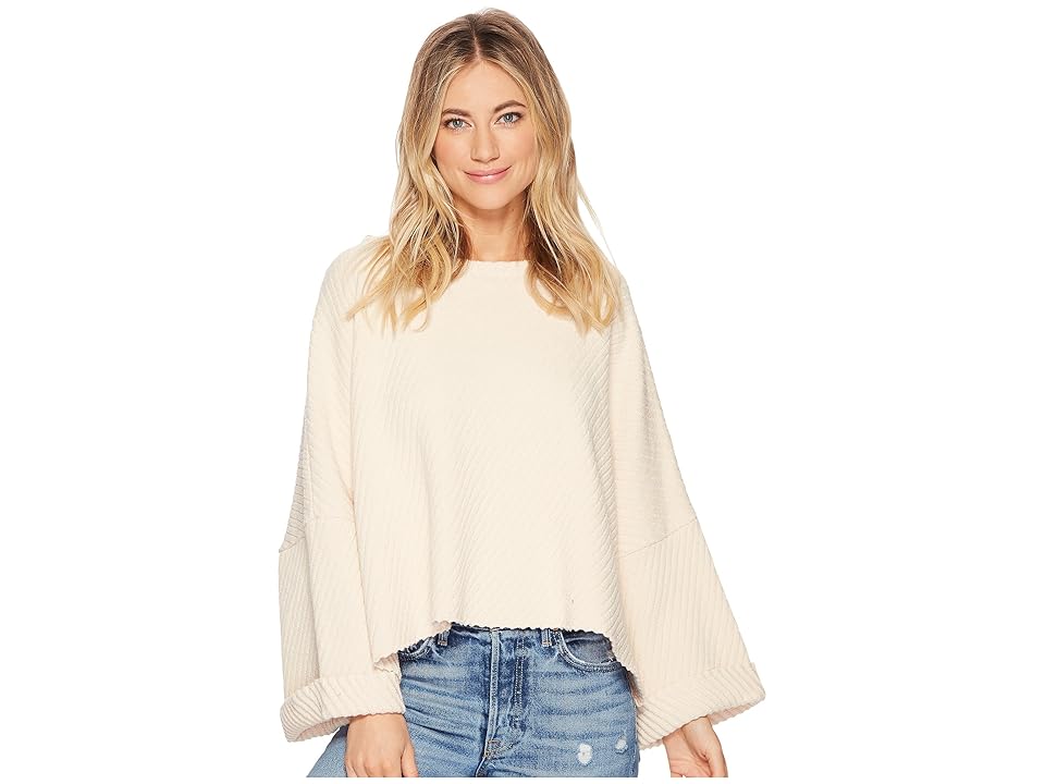 

Free People I Can't Wait Pullover (Cream) Women's Sweater