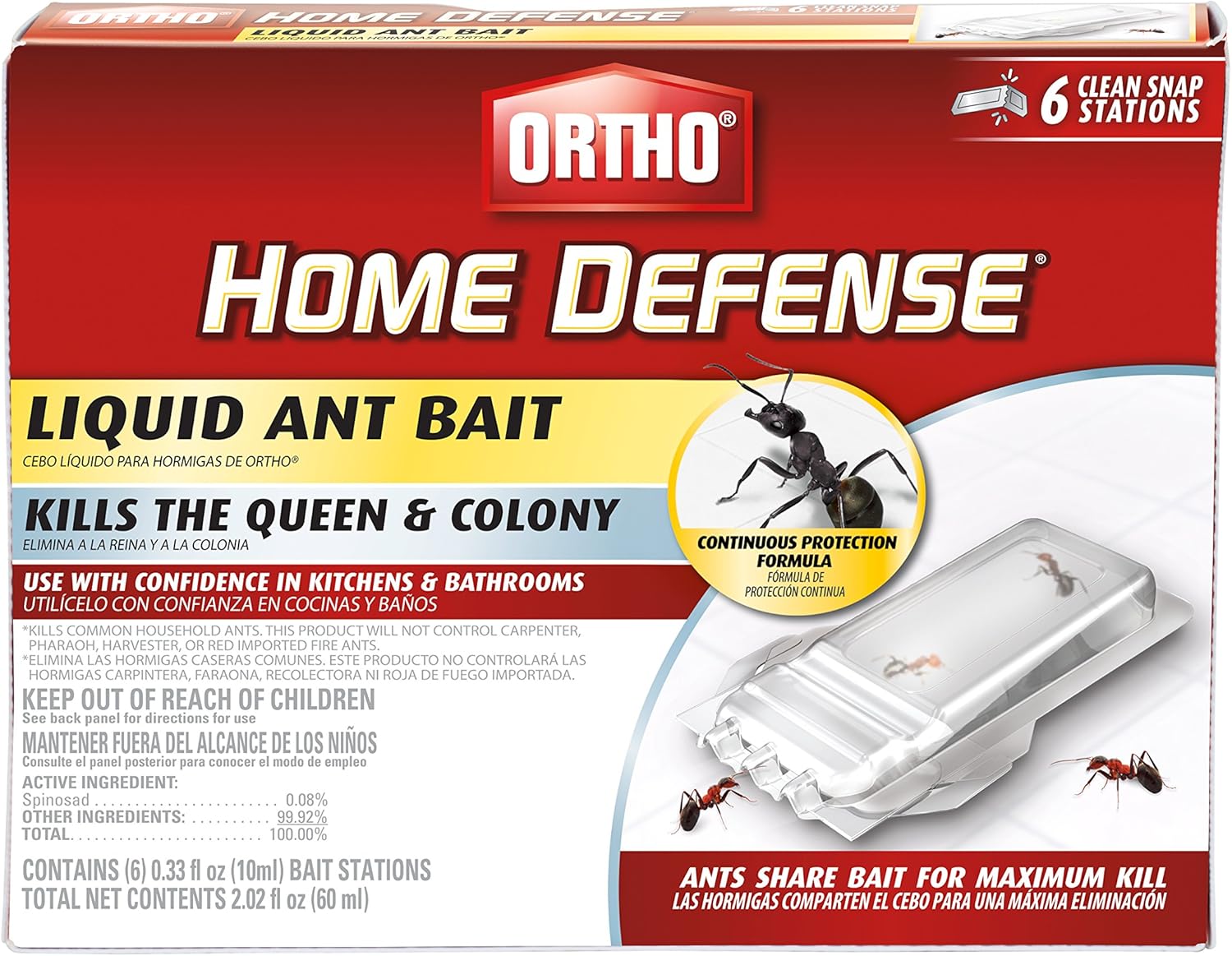 Ortho Home Defense Liquid Ant Bait Kill the Ant Colony