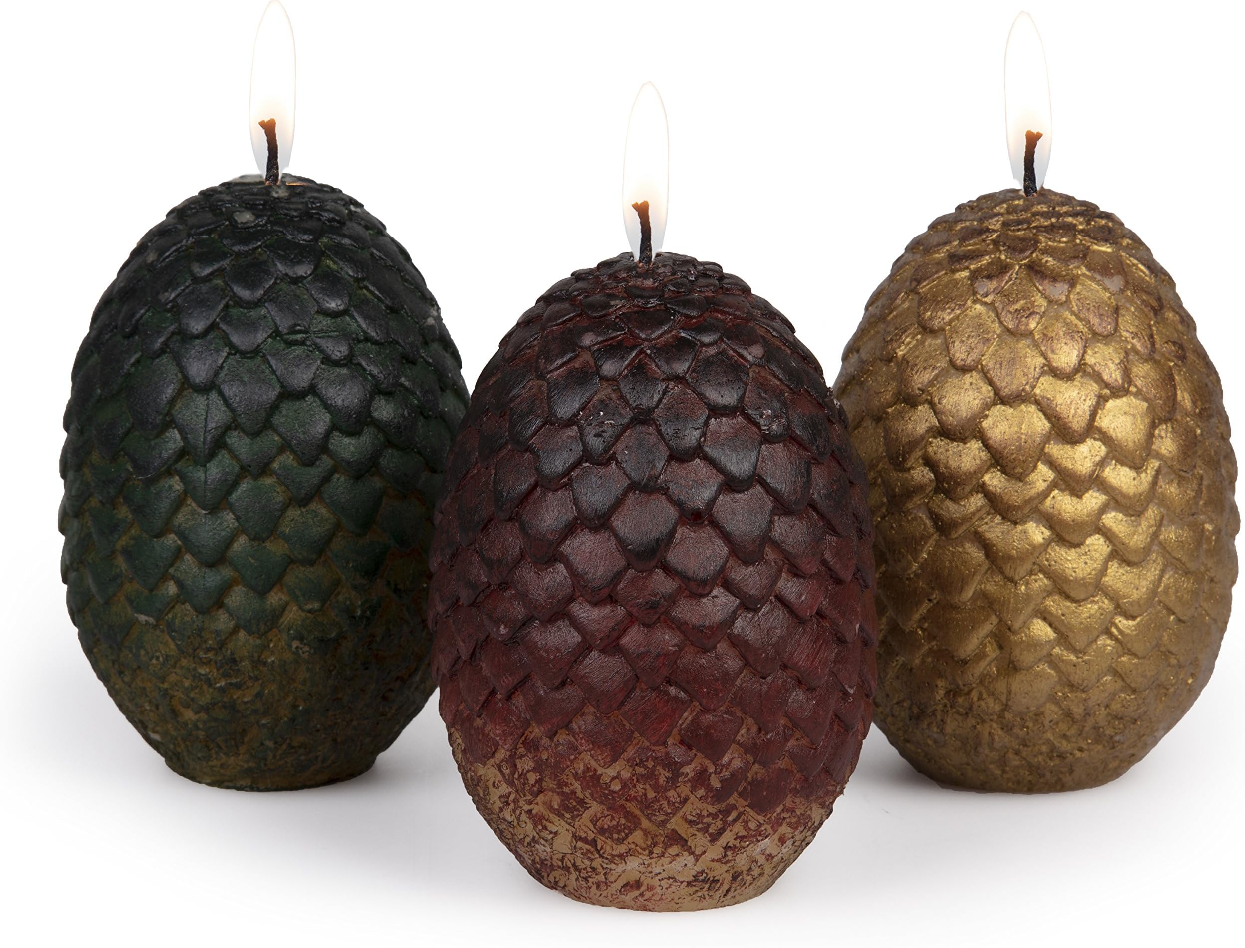 Insight Luminaries Game Thrones Sculpted Dragon Egg Candles Standard