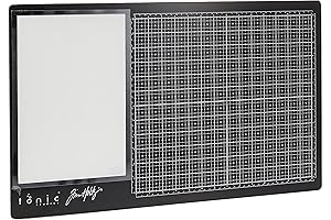 Tim Holtz Glass Media Mat: Precision Cutting Surface for Art and Craft Enthusiasts