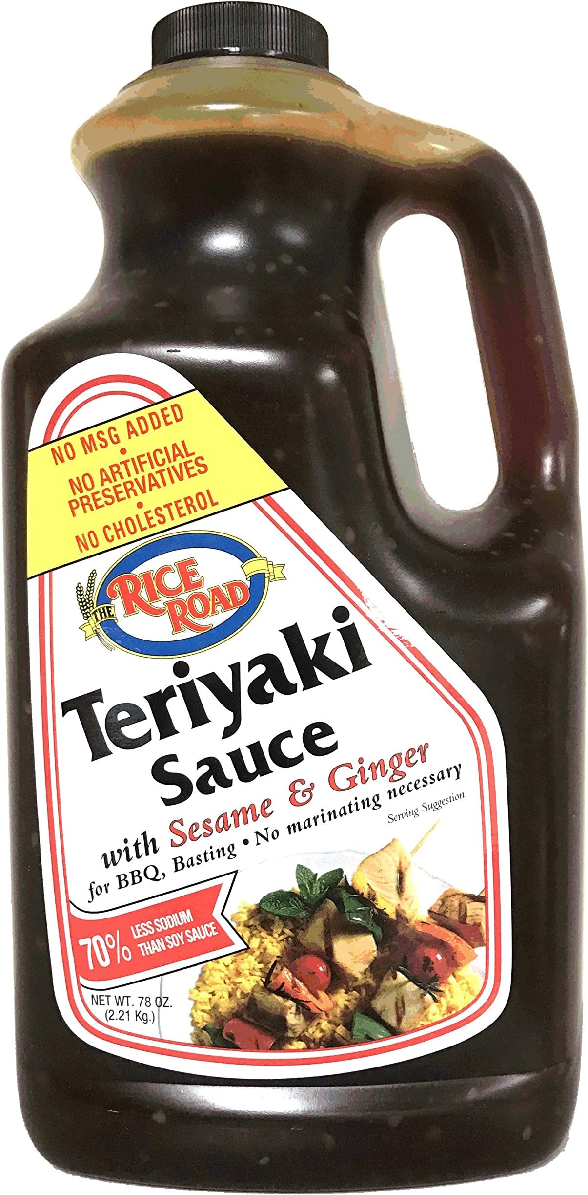 The Rice Road Teriyaki Sauce, Sesame and Ginger, 78 Ounce