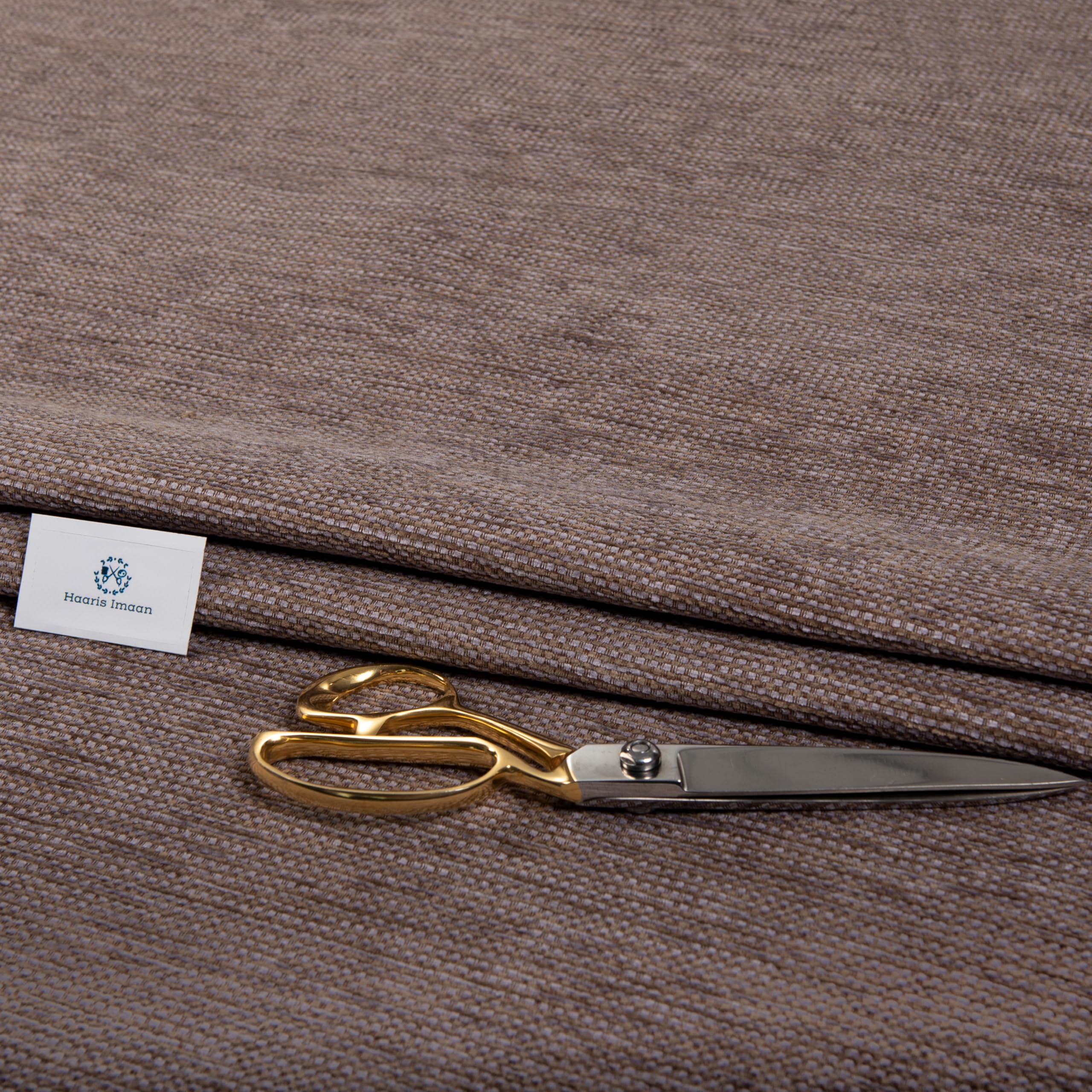 Haaris Imaan Soft Weave Chenille Upholstery Fabric | Fire Retardant | Perfect for Curtain, Cushion, Reupholstery, Sofa Bed, Soft Furnishings | Fabric by the Metre
