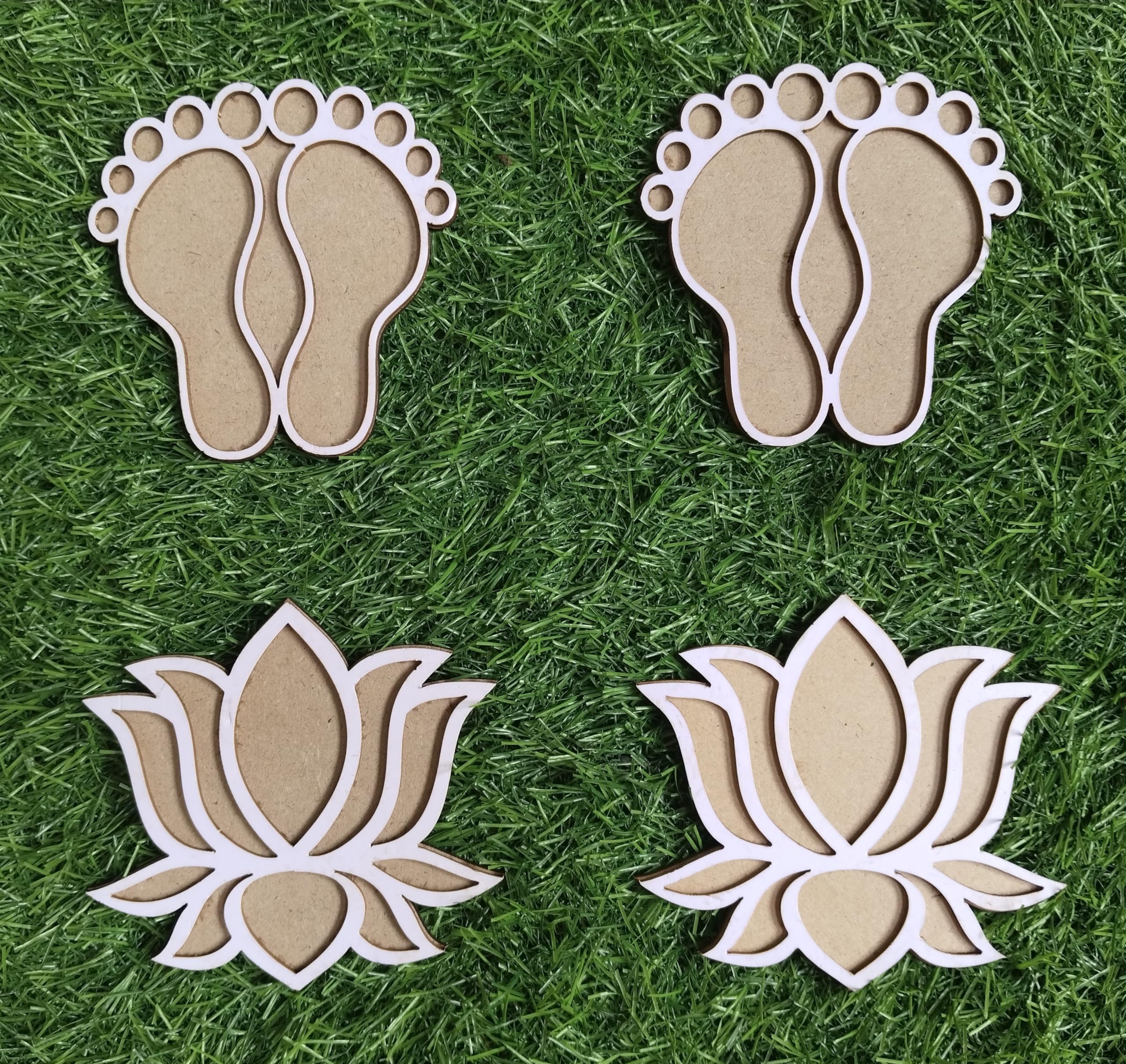 See full amazon price history chart for Rangoli Stencil - Wooden/MDF Material | Ready to Draw for Festivals & Events (Combo Stencils Lotus + Charan Size 4 Inches) Rangoli Stencil - Wooden/MDF Material | Ready to Draw for Festivals & Events (Combo Stencils Lotus + Charan Size 4 Inches) (B0CRWT9QJ9) Amazon Price History, Amazon Price Tracker