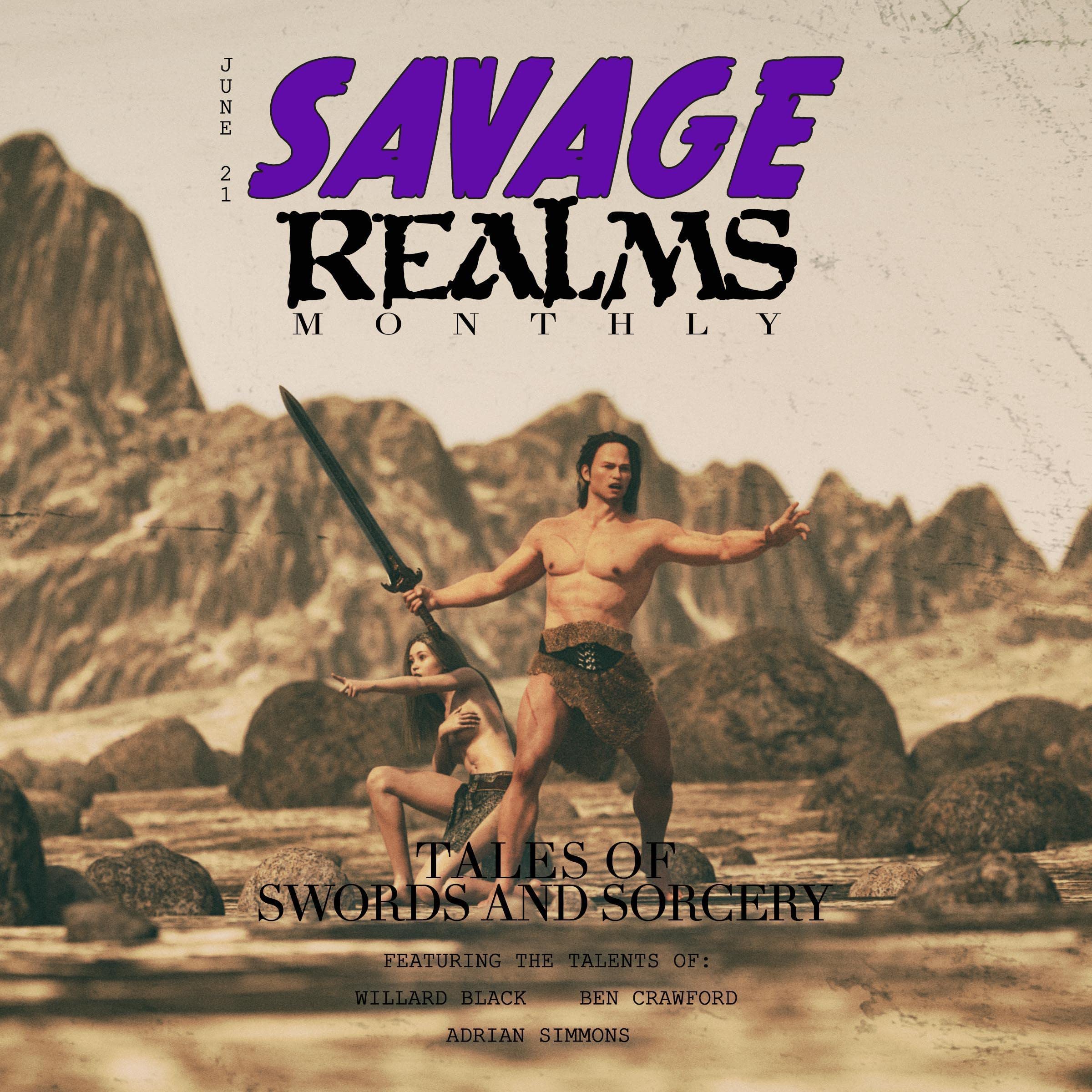 Cover art for Savage Realms Monthly: June 2021