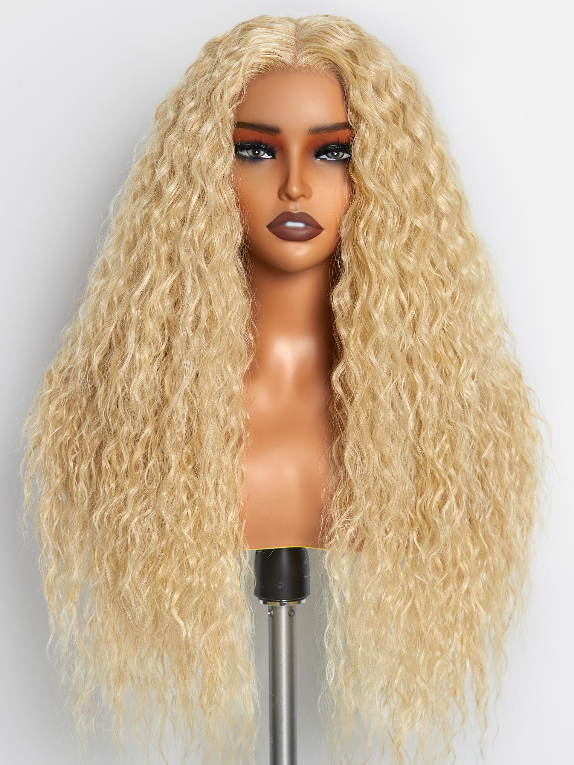Amazon.com : GORGIUS 613 Blonde Water Wave Wig Glueless Lace 