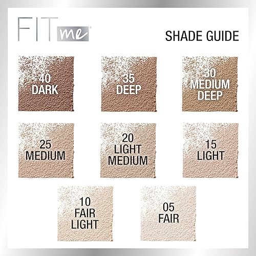 Vista 22 de Polvo fijador suelto Fit Me de Maybelline New York, Oscuro
