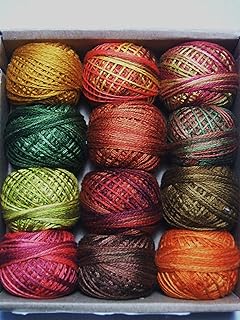 Valdani 3 Strand Cotton Floss Embroidery Punchneedle Thread Fabulous Autumn Set