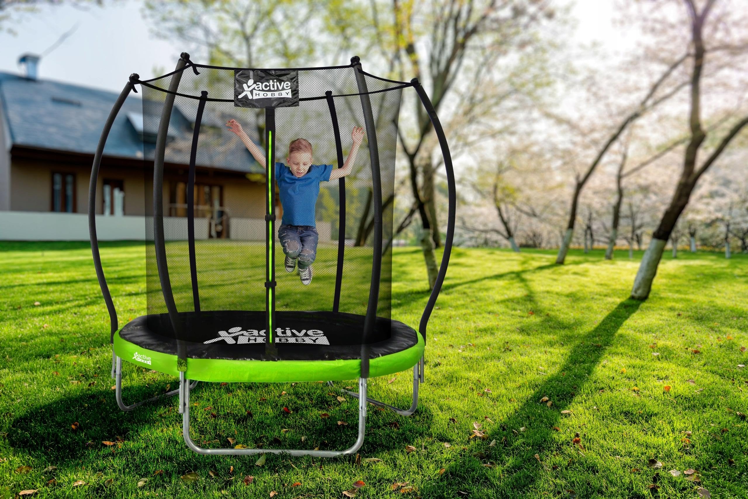 Active Hobby MATA do TRAMPOLINY batut MATA do SKAKANIA 396/404cm 13ft 84 sprężyn