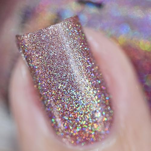 Miniatura 1745 de ILNP Madison Ave Esmalte de uñas holográfico metálico rosa antiguo