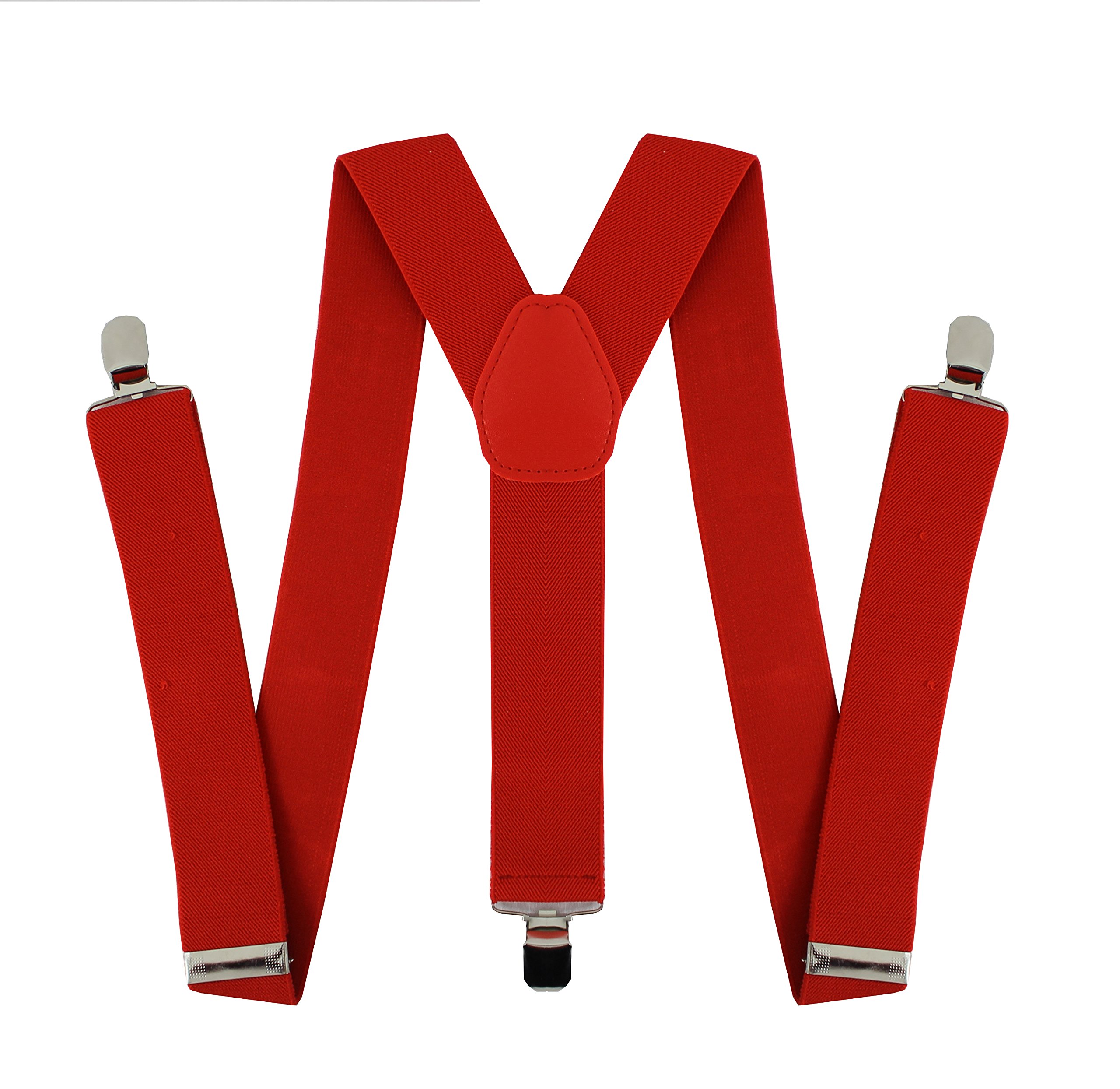 Love Trends Red Braces High Quality Adjustable Suspenders For Men And Women One Size Fits Most