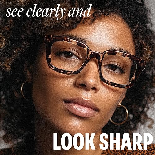 Miniatura 4 de IBOANN Gafas de luz azul de gran tamaño para mujer, gafas de moda funky con aspecto preppy, reducen la fatiga de la pantalla, gafas de computadora