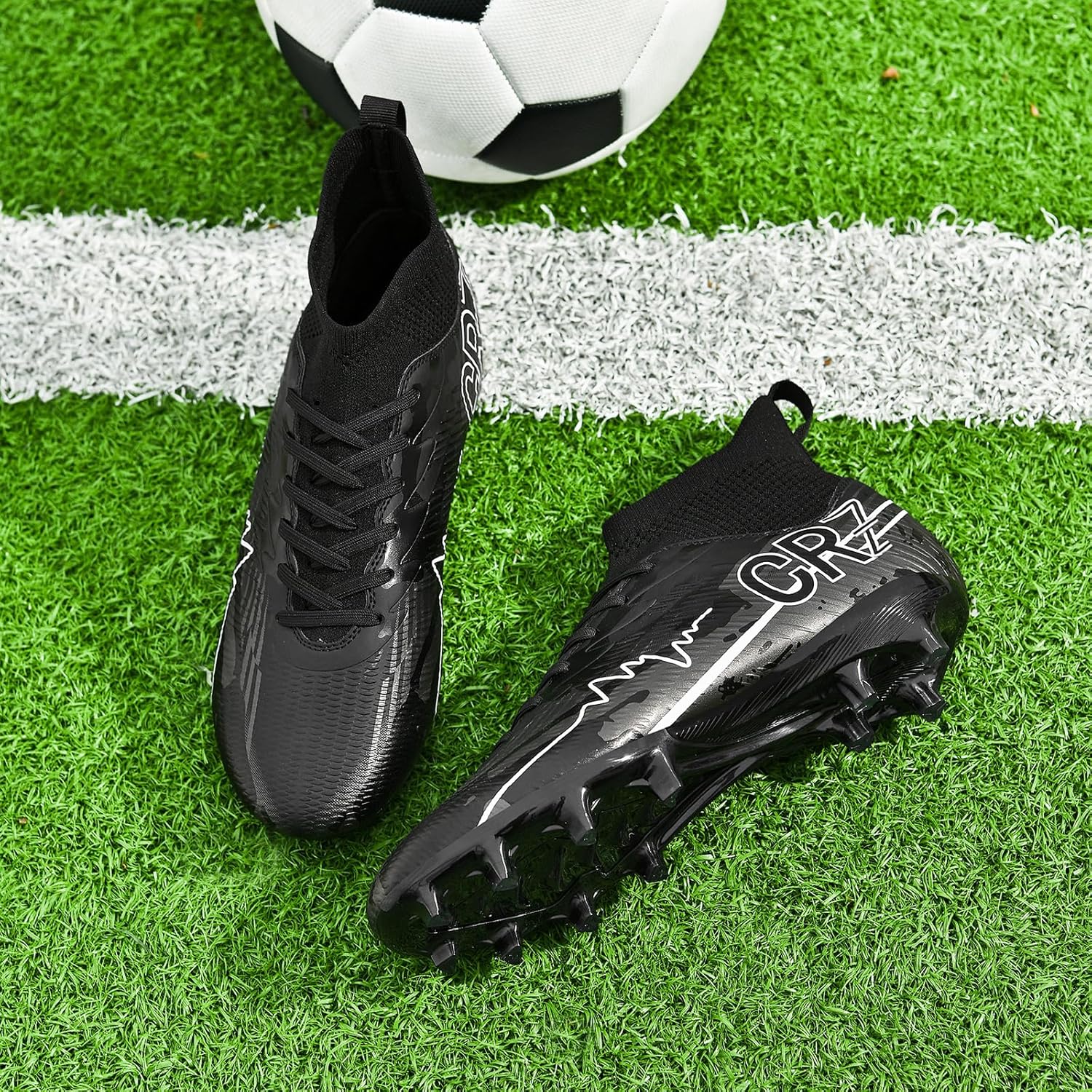 Soccer Cleats for Mens Womens Indoor Turf Soccer Shoes Youth AG TF Training Football Boots Unisex - Image 6
