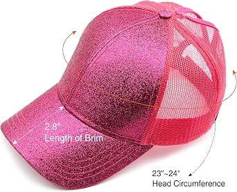 C.C Hatsandscarf Ponytail caps Messy Buns Trucker Plain Baseball Cap (BT-6)