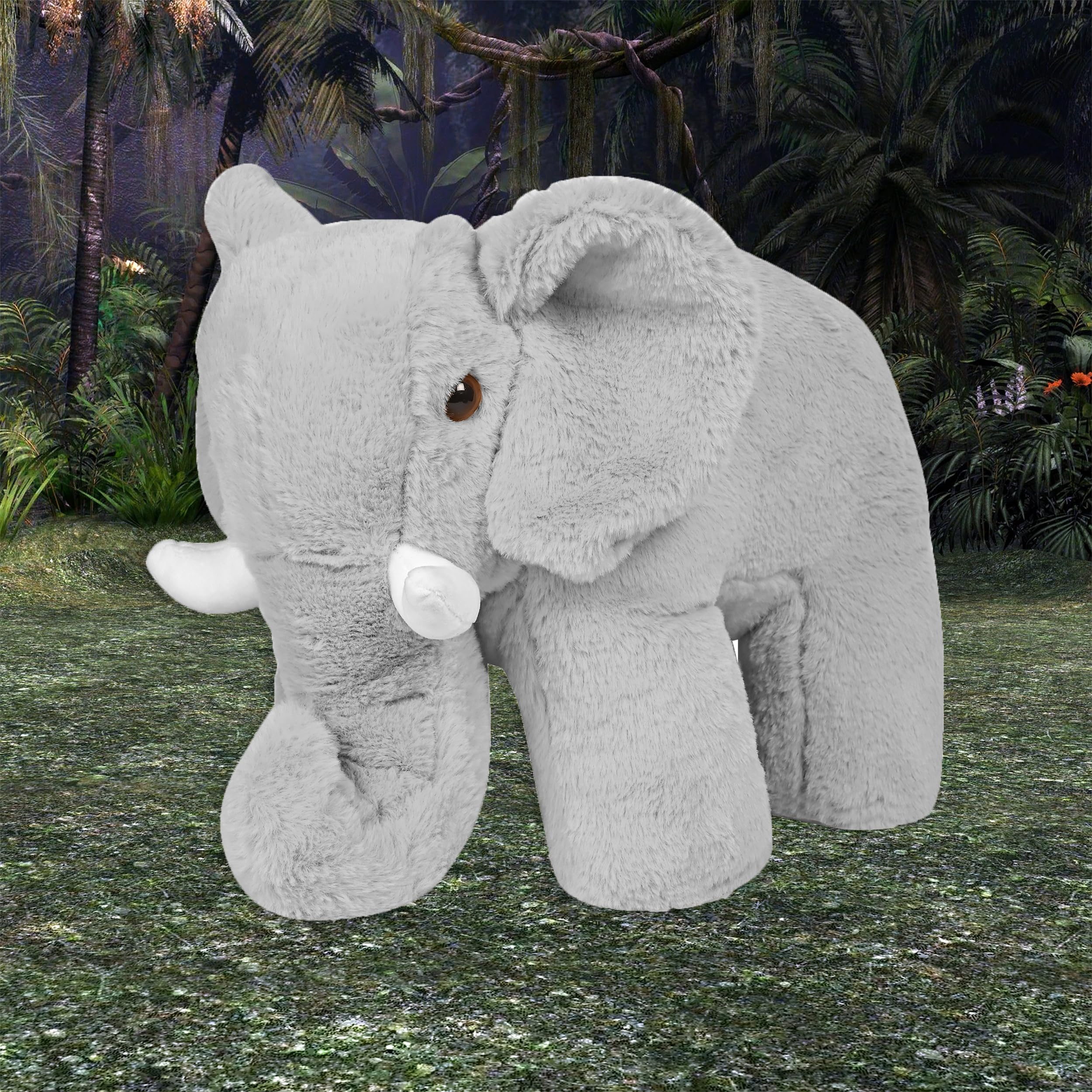 See full amazon price history chart for BESTIES Royal Elephant Soft Toys 40 cm - Polyfill Washable Cuddly Soft Plush Toy - Helps to Learn Role Play - 100% Safe for Kids (Grey) BESTIES Royal Elephant Soft Toys 40 cm - Polyfill Washable Cuddly Soft Plush Toy - Helps to Learn Role Play - 100% Safe for Kids (Grey) (B0CY9MB1RC) Amazon Price History, Amazon Price Tracker