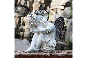 Leekung Garden Angel Statue with Solar Light